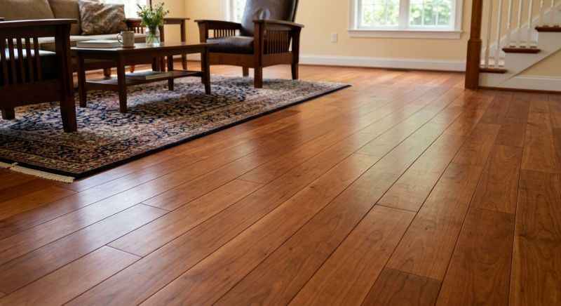 Cherry Floor Installation in Allen, TX