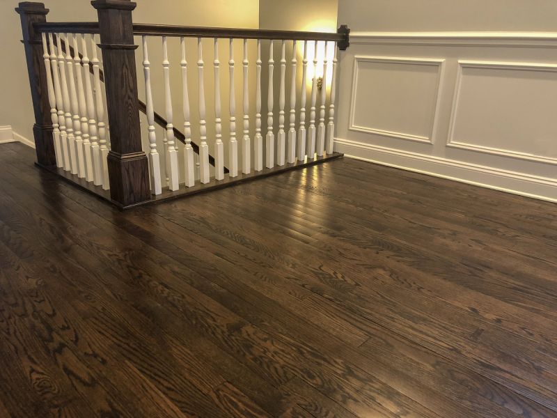 Dark Wood Floor Installation in Plano, TX