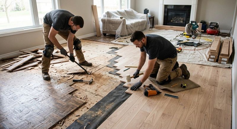 Hardwood Floor Installation in Melissa, TX