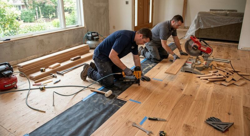 Hardwood Floor Installation in Mesquite, TX