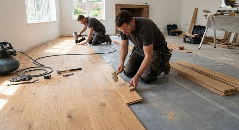 Hardwood Floor Installation in Mesquite, TX