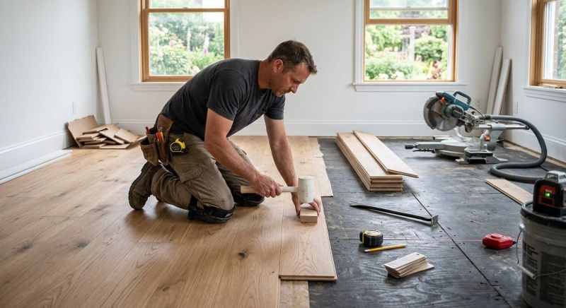 Hardwood Floor Installation in Mesquite, TX