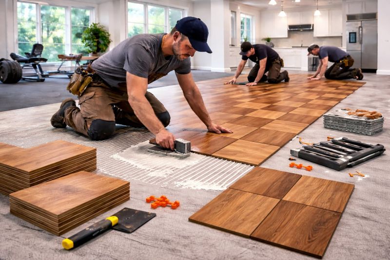 Hardwood Floor Installation in Prosper, TX