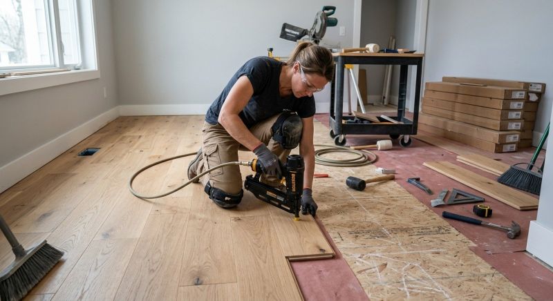 Hardwood Floor Installation in Sunnyvale, TX