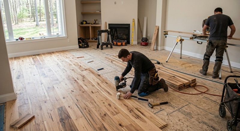 Hardwood Floor Renovation in Plano, TX