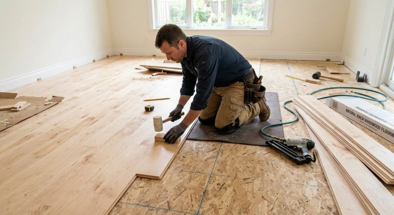 Maple Flooring Installation in Farmersville, TX