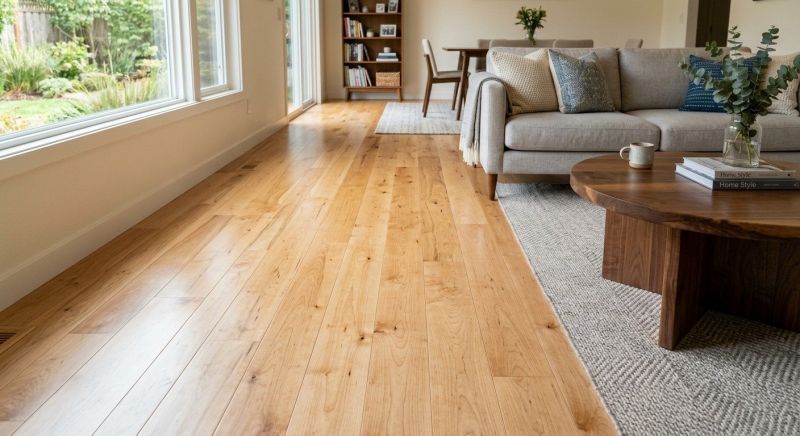 Maple Flooring Installation in Rowlett, TX