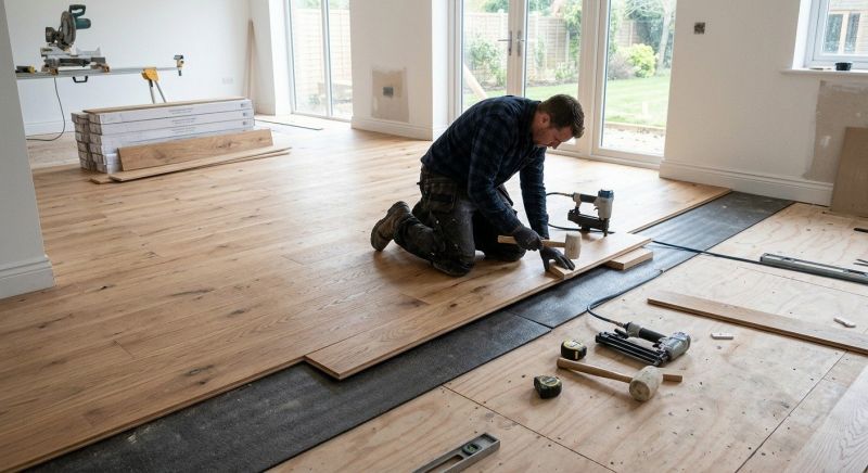 Oak Floor Installation in Melissa, TX