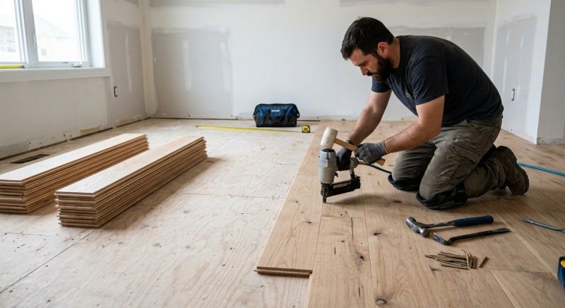 Oak Floor Installation in Nevada, TX