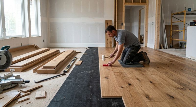 Plank Floor Installation in Plano, TX