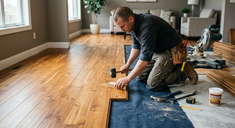 Teak Flooring Installation in Plano, TX