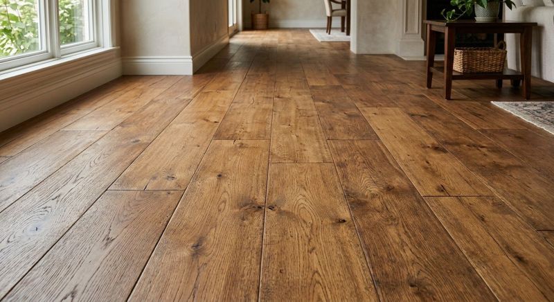 Wide Plank Floor Installation in Plano, TX