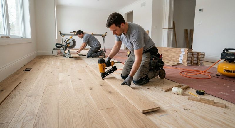 Wood Floor Replacement in Carrollton, TX