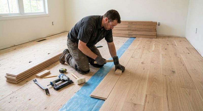 Wood Floor Replacement in Nevada, TX