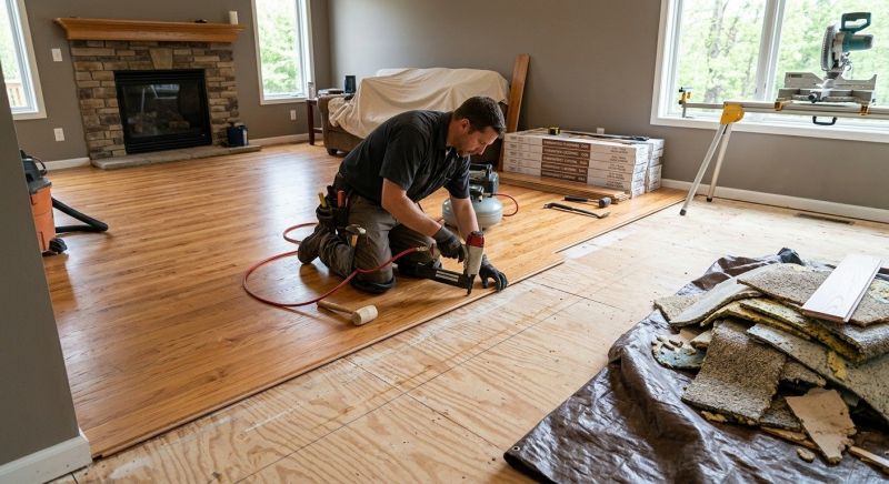 Wood Floor Replacement in Rockwall, TX